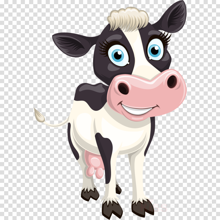 Cartoon Animated Cartoon Dairy Cow Bovine Clip Art Clipart Cartoon