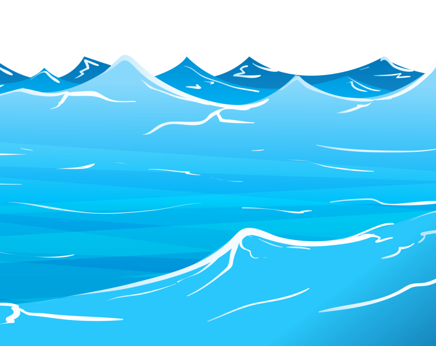Wave Cartoon clipart Ocean, Sea, Water, transparent clip art