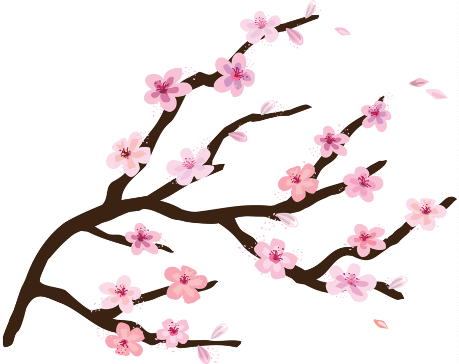 Cherry Blossom Tree Clipart Tree Flower Spring.