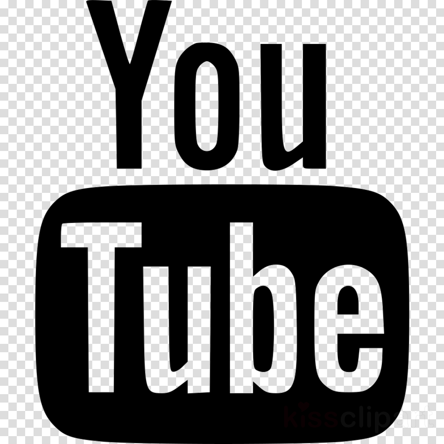 Youtube Logo Black And White Clipart Youtube Transparent Clip Art