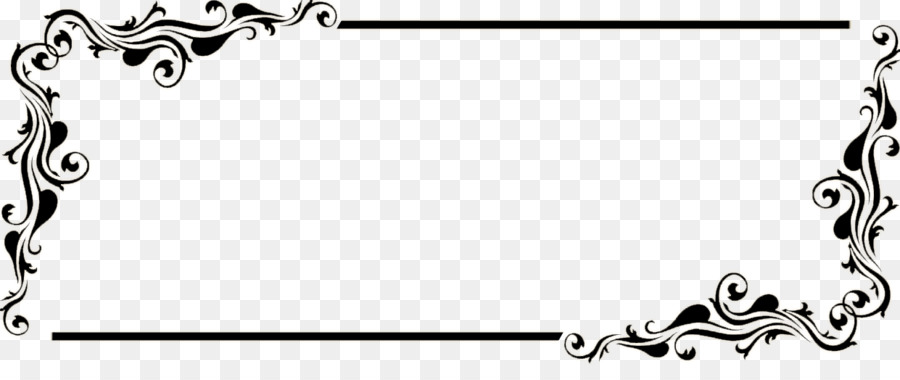 Download Black And White Frame clipart - Rectangle, transparent ...