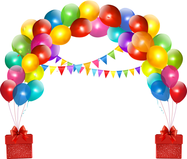 Birthday Party Background Clipart Balloon Birthday Transparent Clip Art