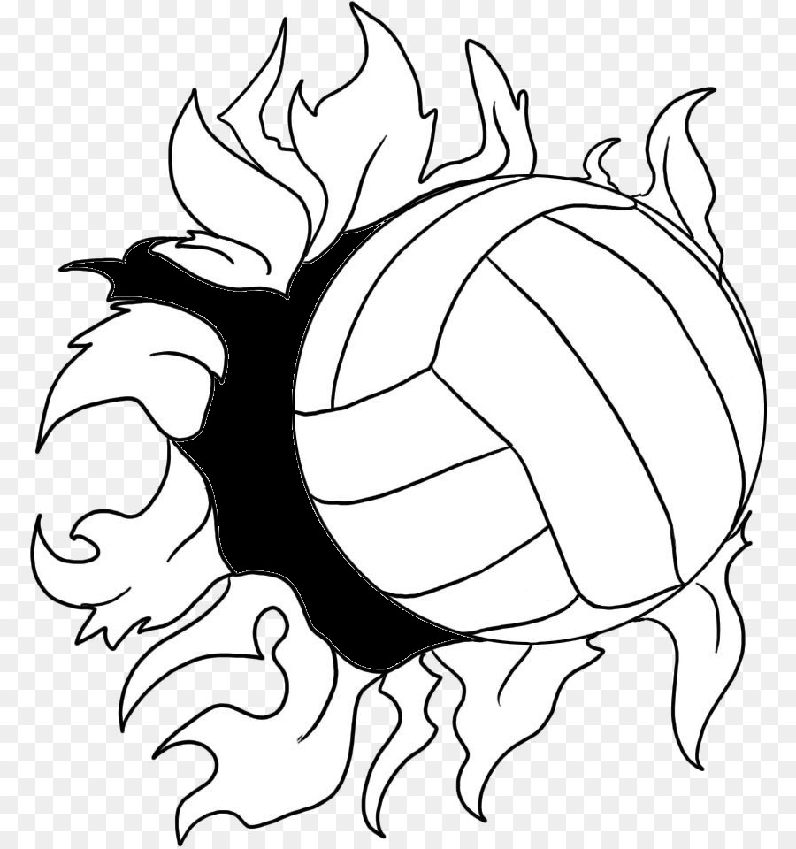 82 Coloring Book Pages Of Volleyball , Free HD Download