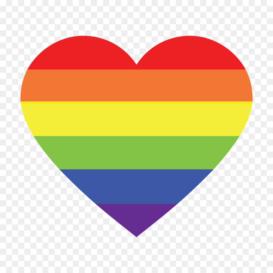 Rainbow Heart clipart - Heart, transparent clip art