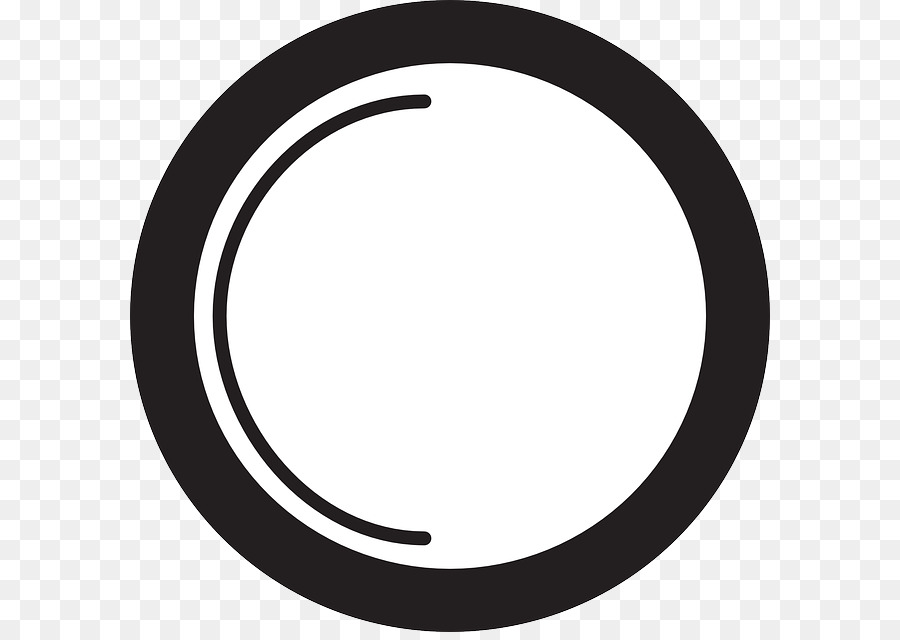 Circle Silhouette Clipart. 