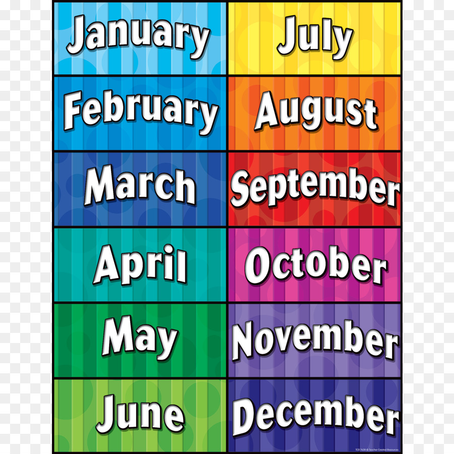 Spanish Months Of The Year Clipart Month Year December Clipart Banner Transparent Clip Art