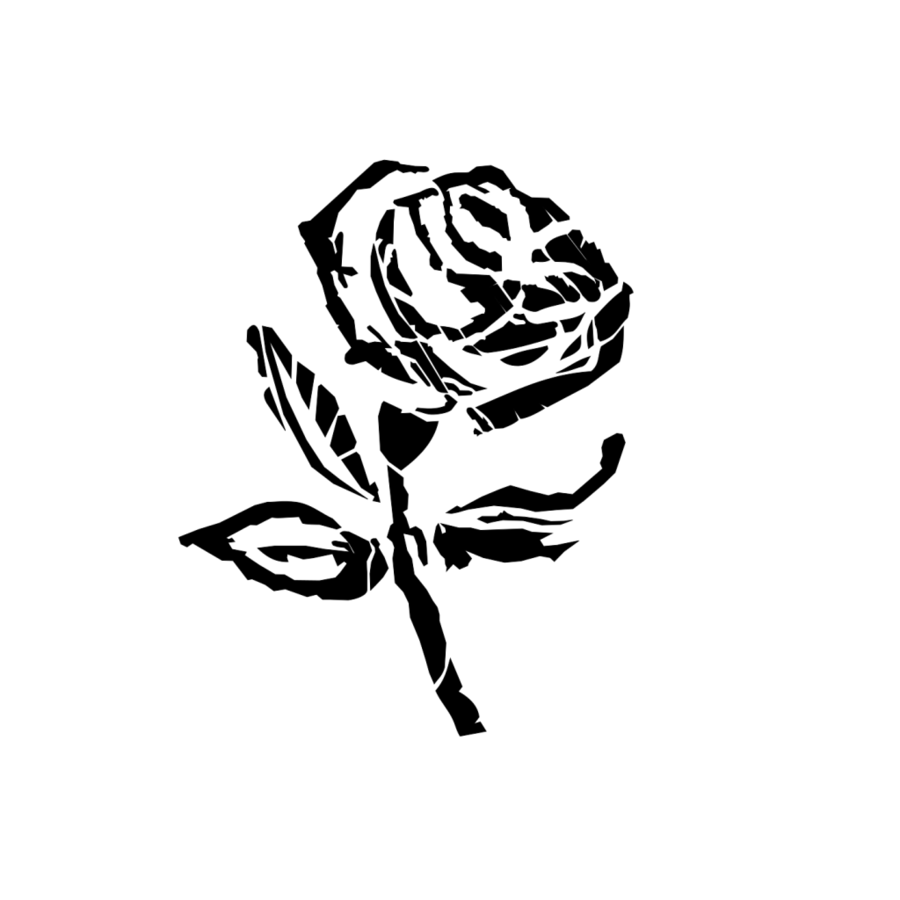 Rose Black And White Clipart Drawing Sketch Rose