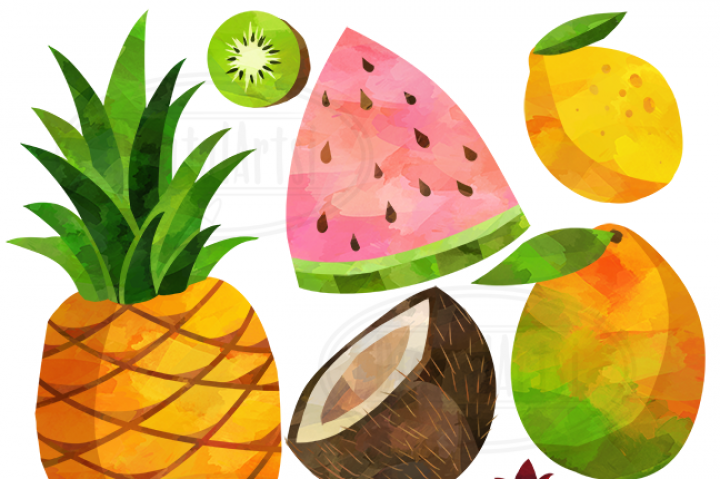 Download Watercolor Natural Clipart Fruit Vegetable Food Transparent Clip Art