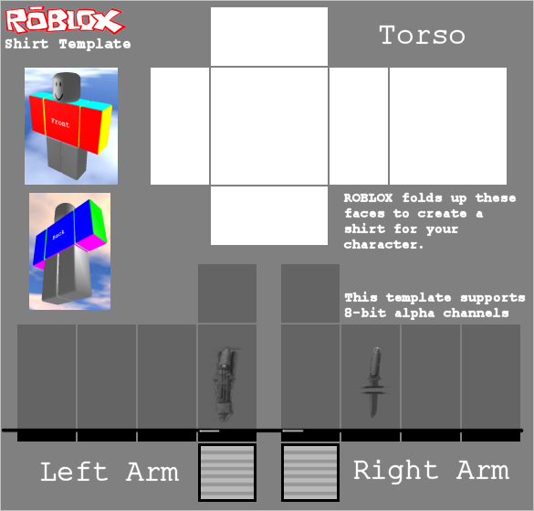 Roblox Military Clothing Template