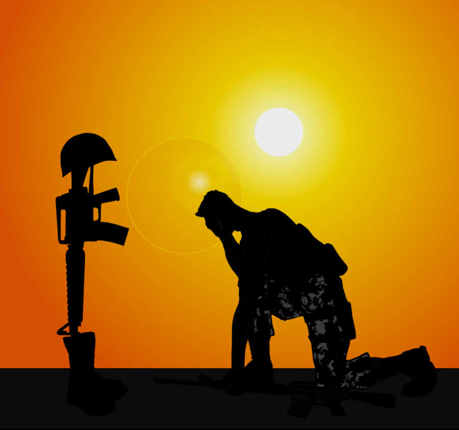 Soldier Silhouette. 