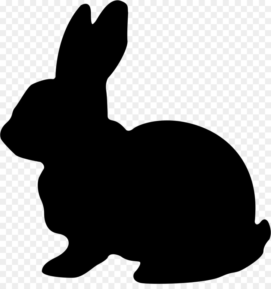 Download Transparent Bunny Silhouette Clip Art