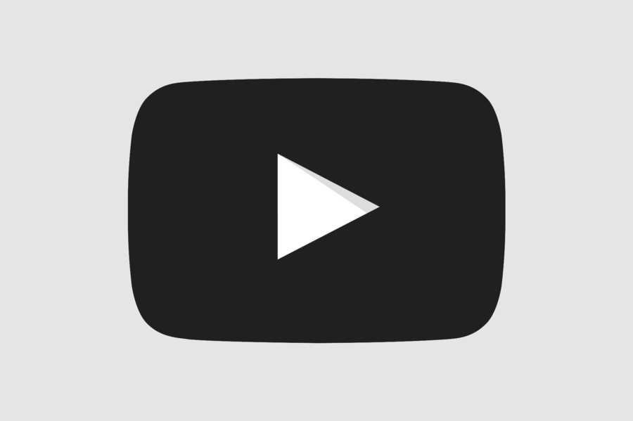 Youtube Black Logo Clipart Youtube Black Font Transparent