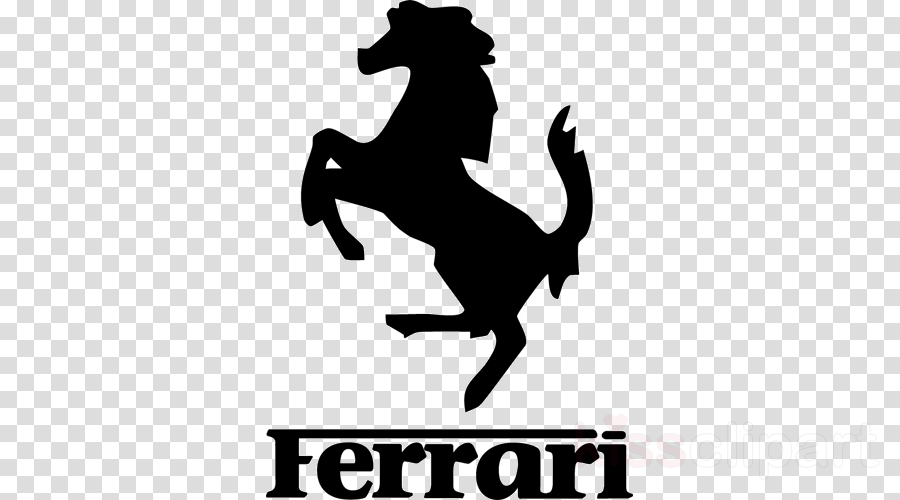 Ferrari Car Clipart Black And White