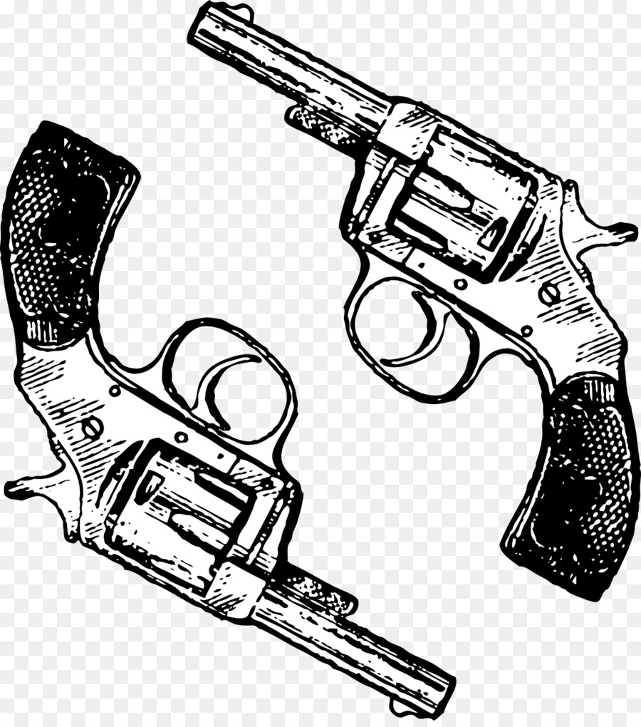 Револьвер Кольт вектор