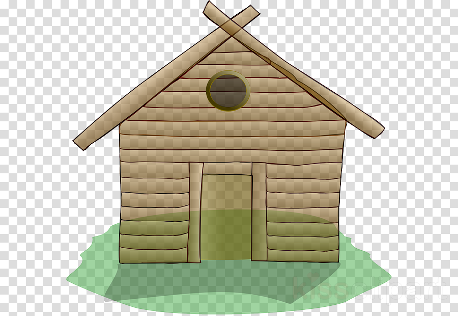 Gambar Rumah Kayu  Kartun Pagar  Rumah