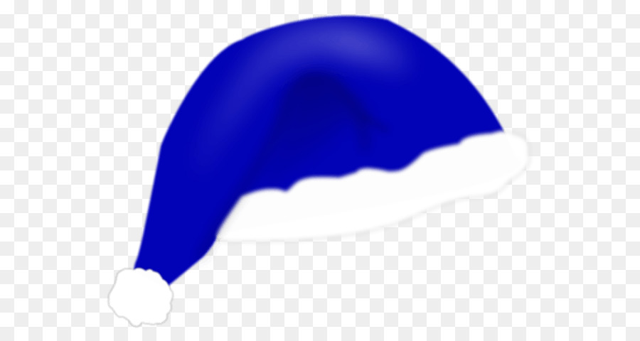 blue christmas hat