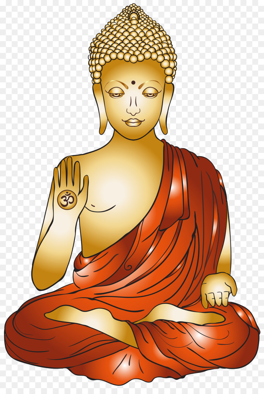 Buddha Cartoon clipart - Illustration, Meditation, Religion