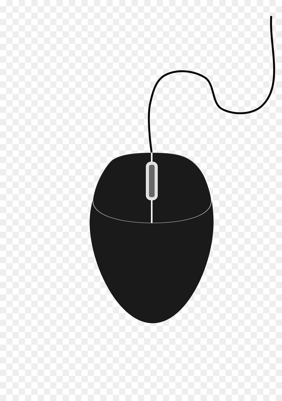 Mouse Cartoon Clipart Computer Black Technology Transparent
