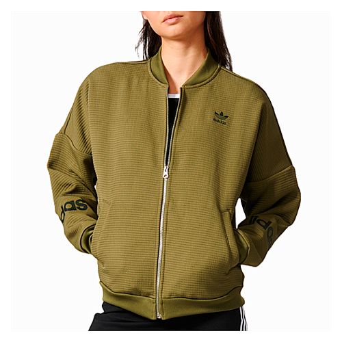 army green adidas tracksuit womens