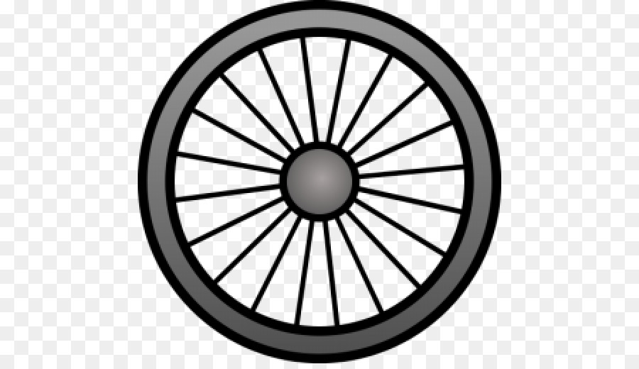Drawing Bicycle Wheel Cartoon.