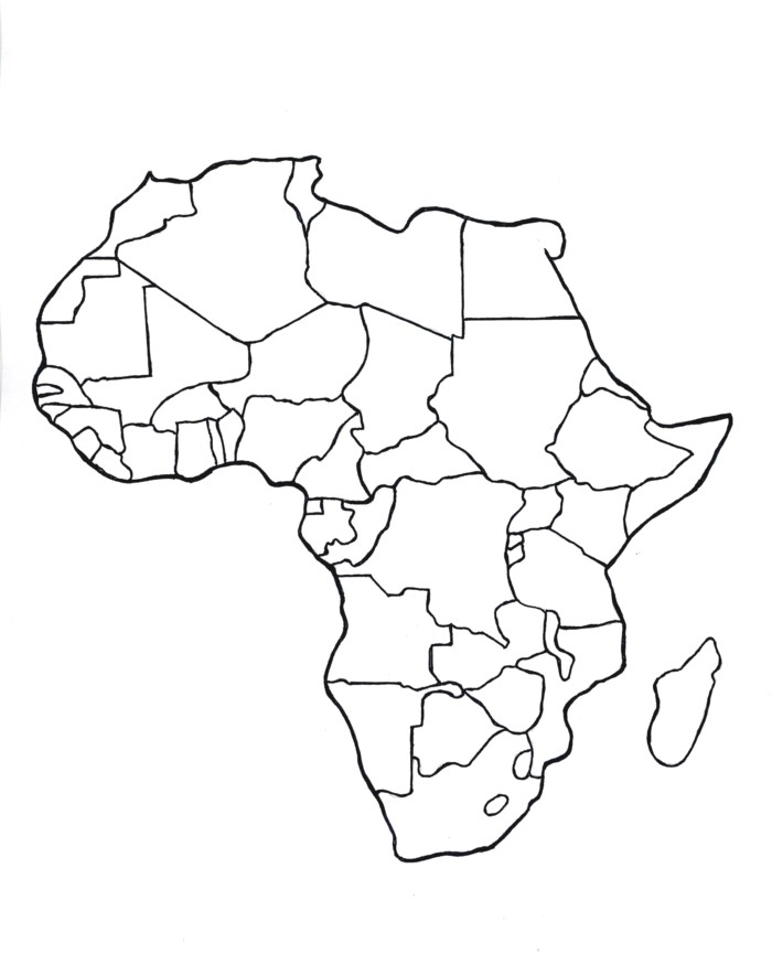 Africa Map Sketch Jungle Maps Map Of Africa To Draw A Sketch Map Of Images