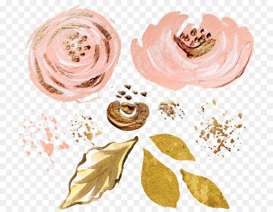 Watercolor Pink Flowers Clipart Painting Food Transparent Clip Art