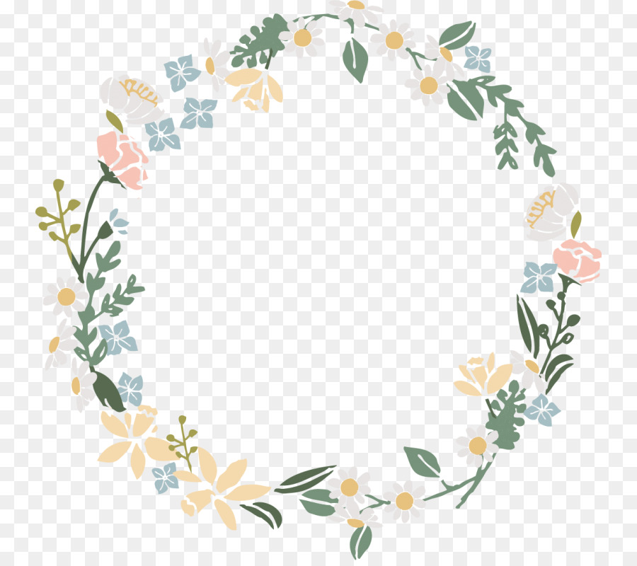 Images Of Floral Wreath Drawing