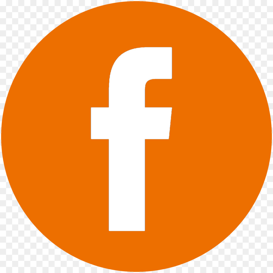 Facebook Logo Circle Clipart Facebook Orange Text Transparent Clip Art