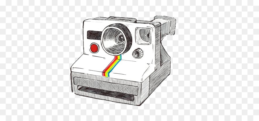 Polaroid Camera Drawing clipart - Drawing, Camera, Illustration