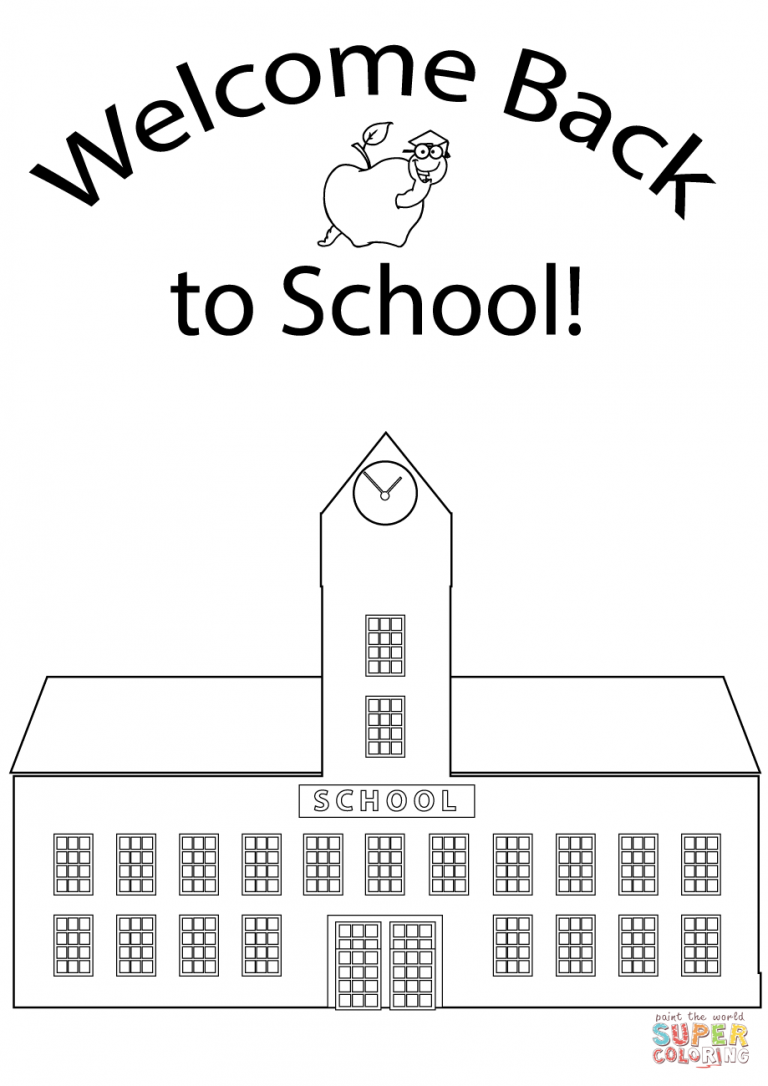 School Black And White Clipart School Color Text Transparent Clip Art