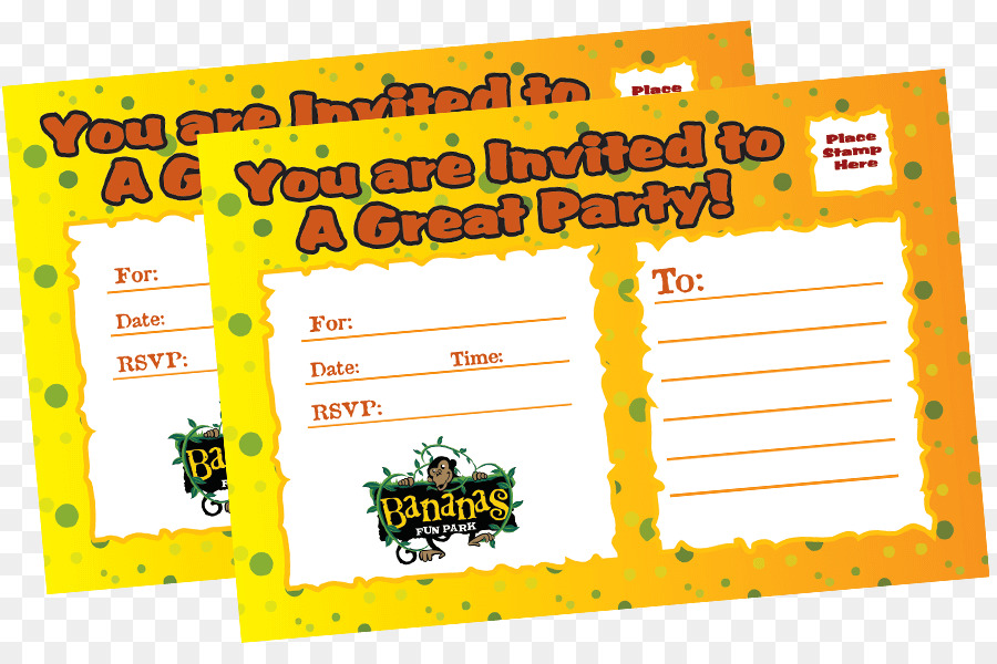 birthday party invitation clipart