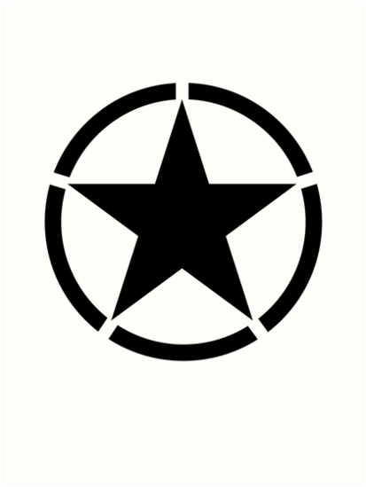 Star Symbol Clipart Jeep Star Army Transparent Clip Art