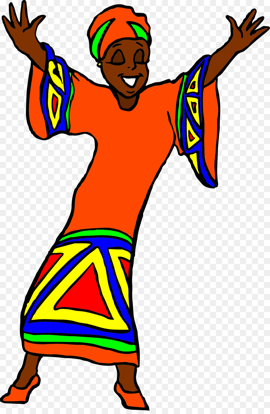 Африканец рисунок для детей