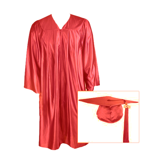 Graduation Cap Clipart Cap Red Dress Transparent Clip Art