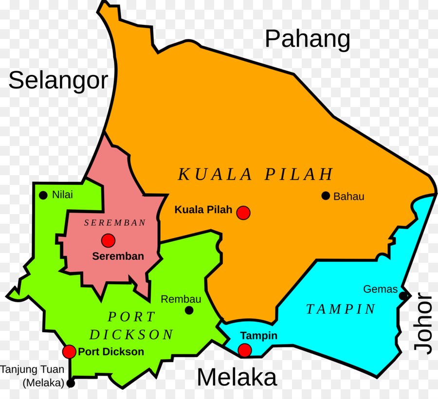 Map Malaysia Negeri Sembilan  Maps of the World