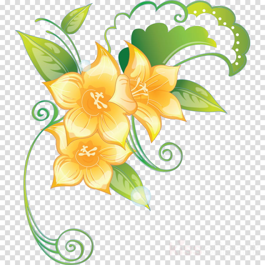 kissclipart yellow flower frame png clipart flower clip art 99447bd67bd33505