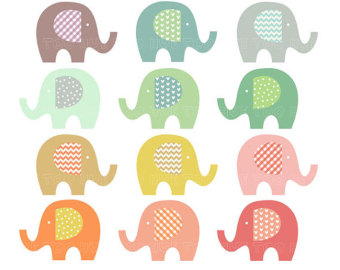 Download Elephant Name Fabric Wall Stickers Clipart Elephants Clip