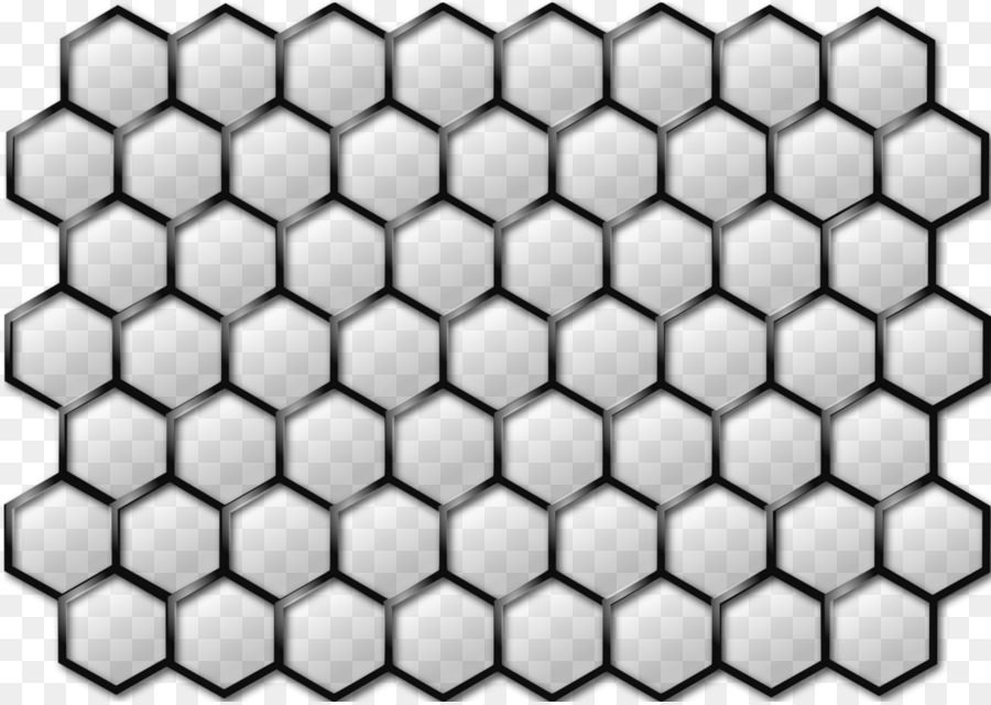 Black Line Background Clipart Hexagon Tile Honeycomb