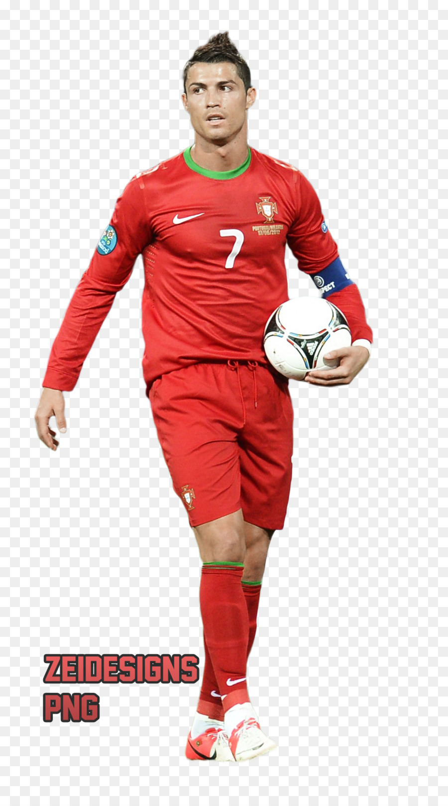 Cristiano Ronaldo clipart - Football, Clothing, Red, transparent clip art