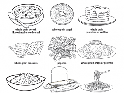 book black and white clipart  wheat food bread