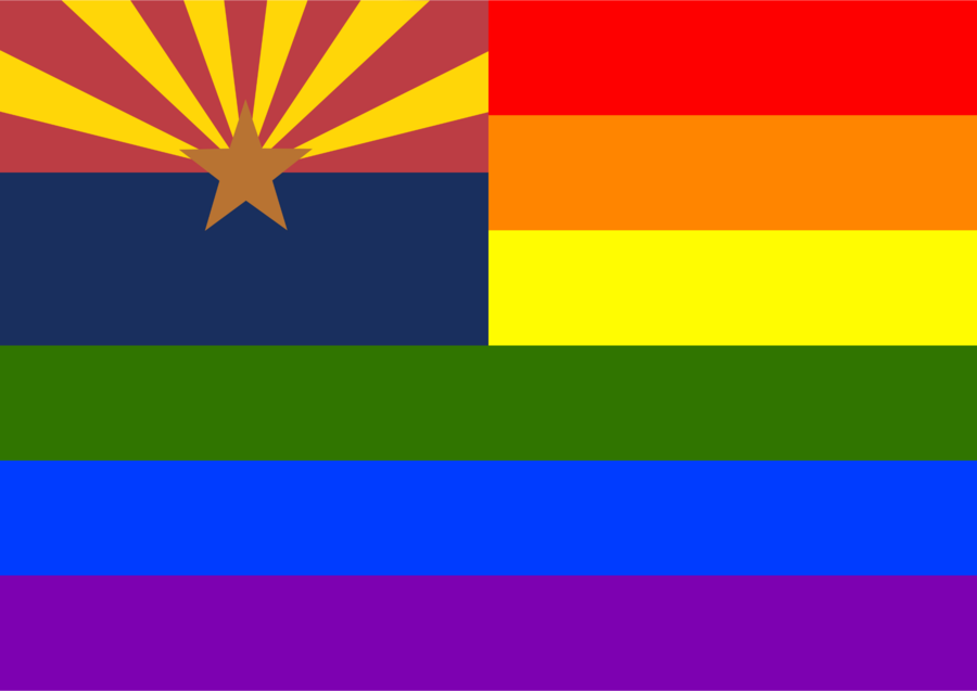 Rainbow Flag Clipart. 