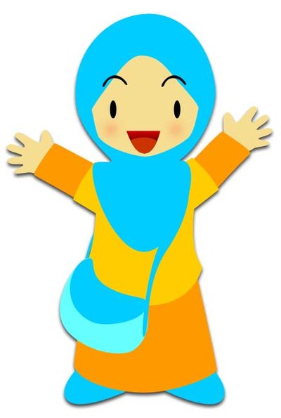  Gambar  Animasi  Anak  Muslim Sekolah Nusagates