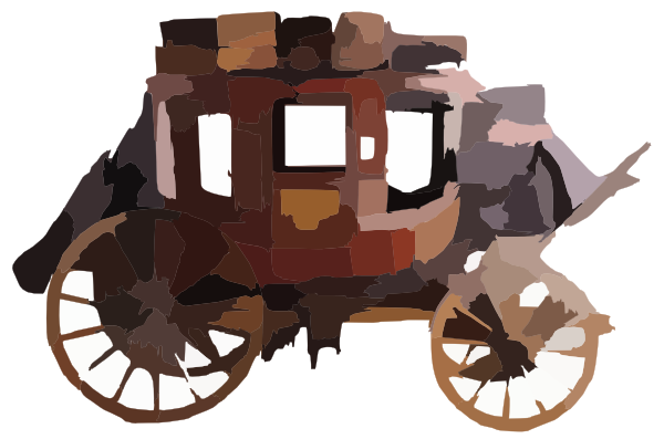 wild west stagecoach clipart American frontier Western United States Stagecoach
