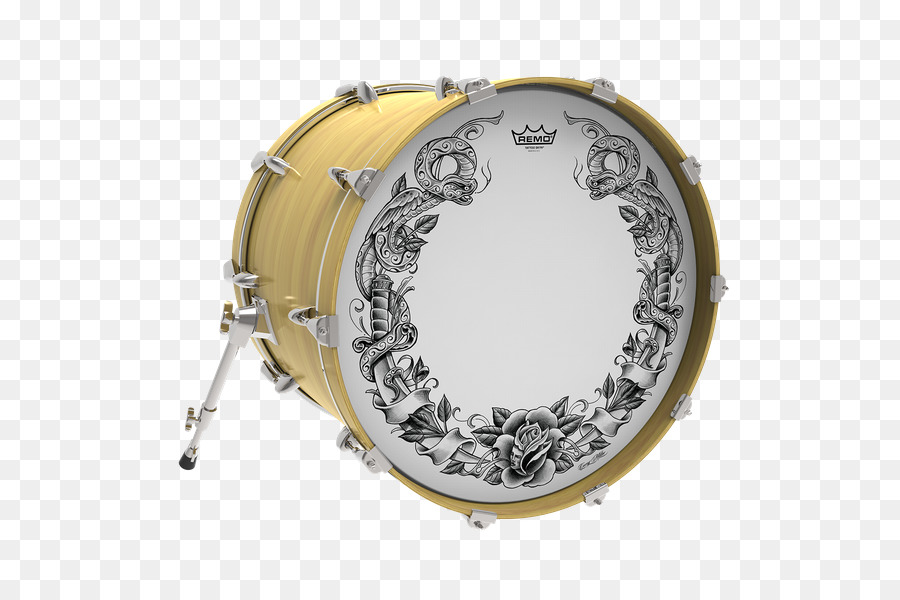 remo pa-1322-tt-t02 - powerstroke p3 skyndeep tattoo se clipart Drum Heads Remo Bass Drums