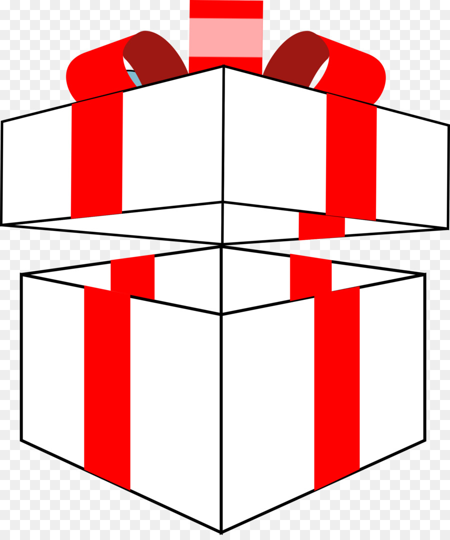 Подарок коробка открытая вектор