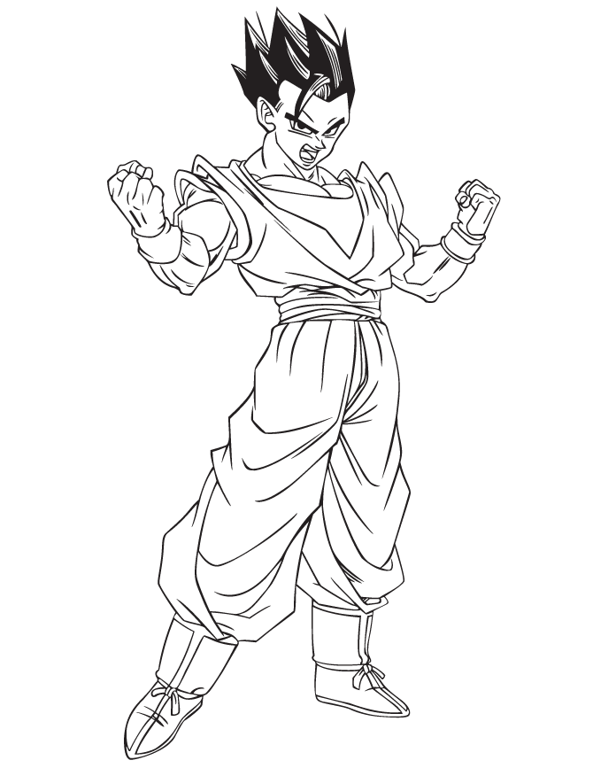 Download Dragon Ball Z Coloring Pages Gohan Clipart Gohan