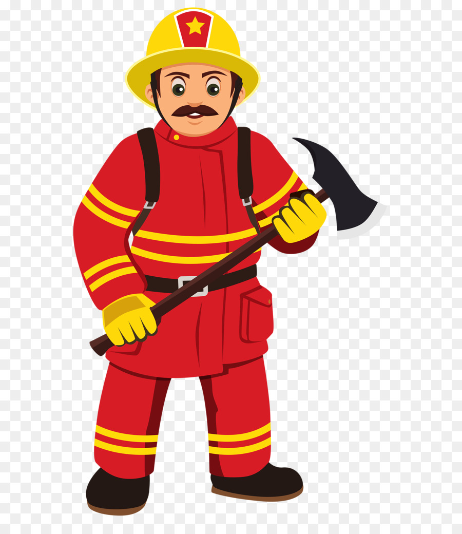 Cartoon Fireman Clipart