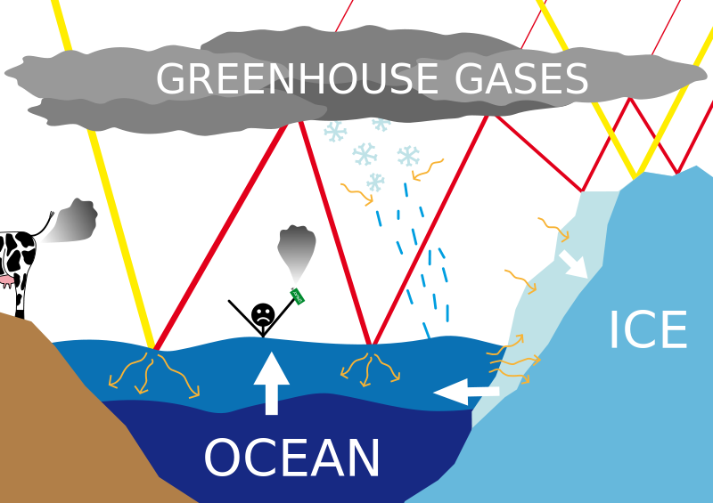 Global Warming Cartoon Clipart Sea Text Technology Transparent Clip Art