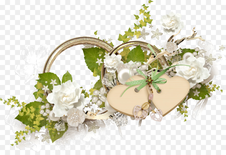 Wedding Floral Background Clipart. 