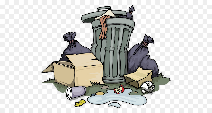 cartoon on net Cartoon Garbage Transparent Background Trash
